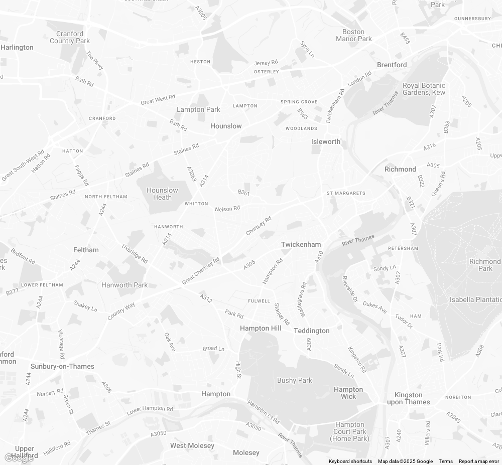 Map showing trades near me across TW postcode towns